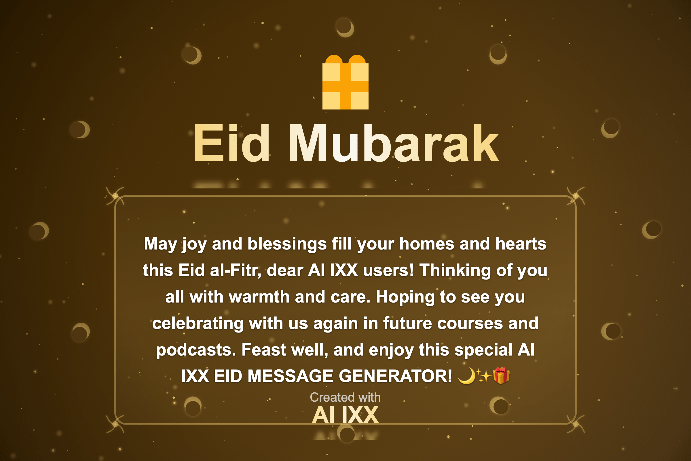 Ai Eid Al Fitr Card Maker Free Eid Al Fitr Card Generator To Create