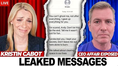 Kristin Cabot Amp 39 S Desperate Texts Leaked She Begged Andy Byron After