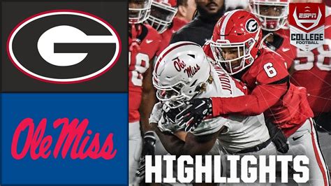 Live Updates Georgia Bulldogs Vs Ole Miss Rebels Key Moments And Big