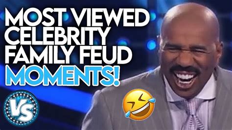Most Viewed Celebrity Family Feud Moments Steve Harvey Best Bits