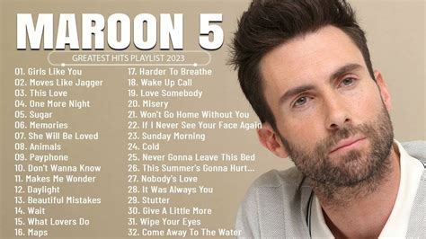 My Top 5 Maroon 5 Songs R Maroon5 My Top 5 Maroon 5 Songs R Maroon5