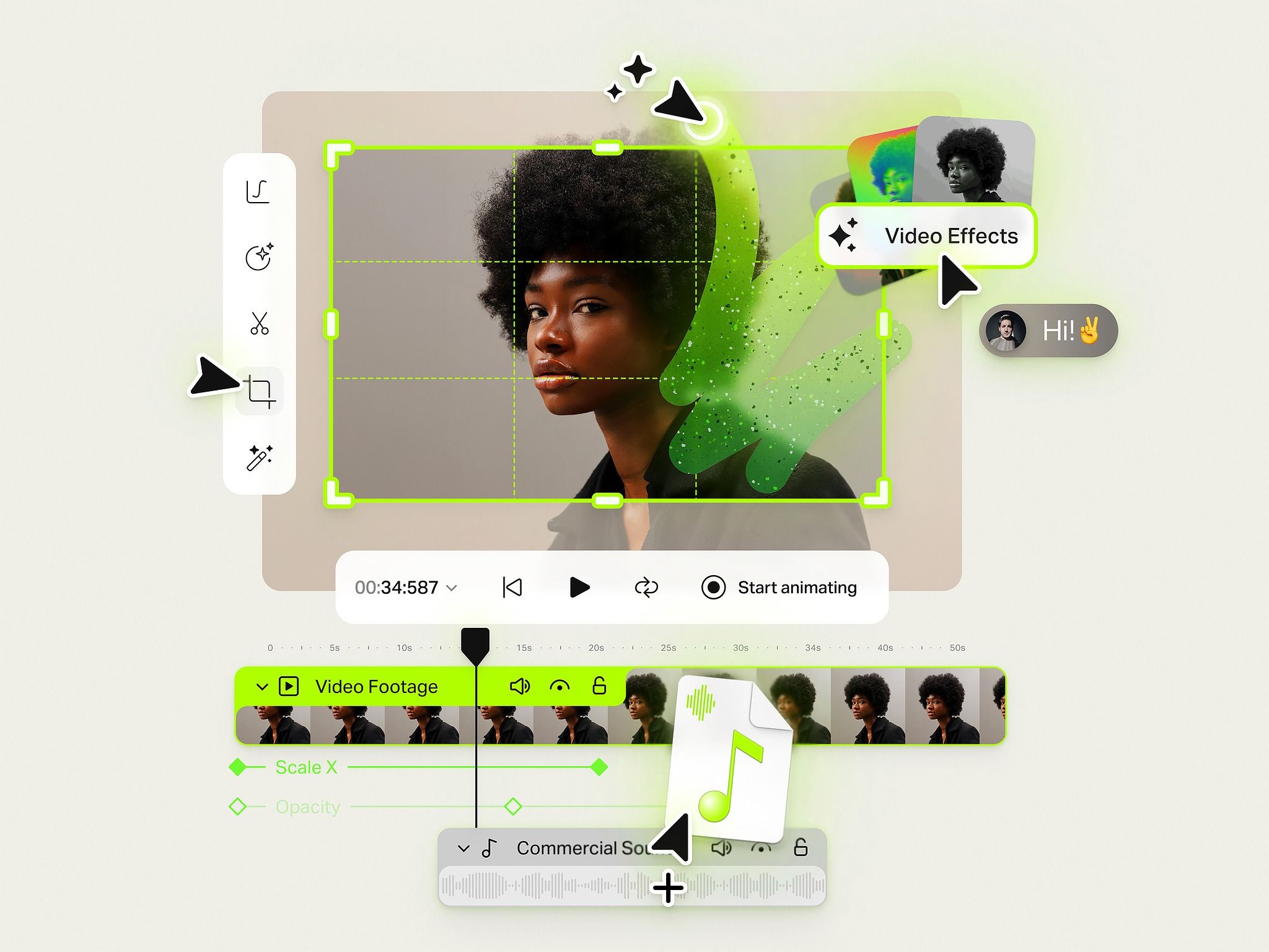 Online Video Editor Tool Banner Illustration Execution By Yasir Ekinci Online Video Editor Tool Banner Illustration Execution By Yasir Ekinci