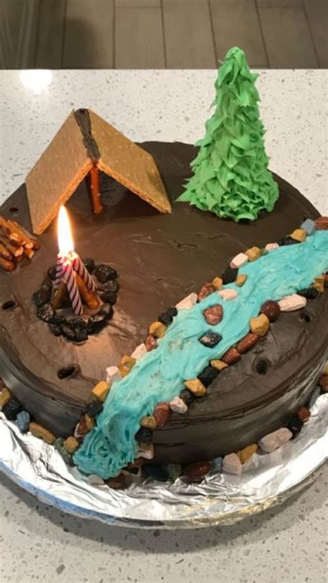 Our 33 Best Camping Cake Ideas To Savor In 2024 Sweet Camping Themed