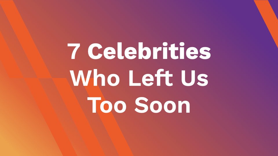 Revisit Some Of The Celebrities Who Left Us Too Soon In 2014 Lost