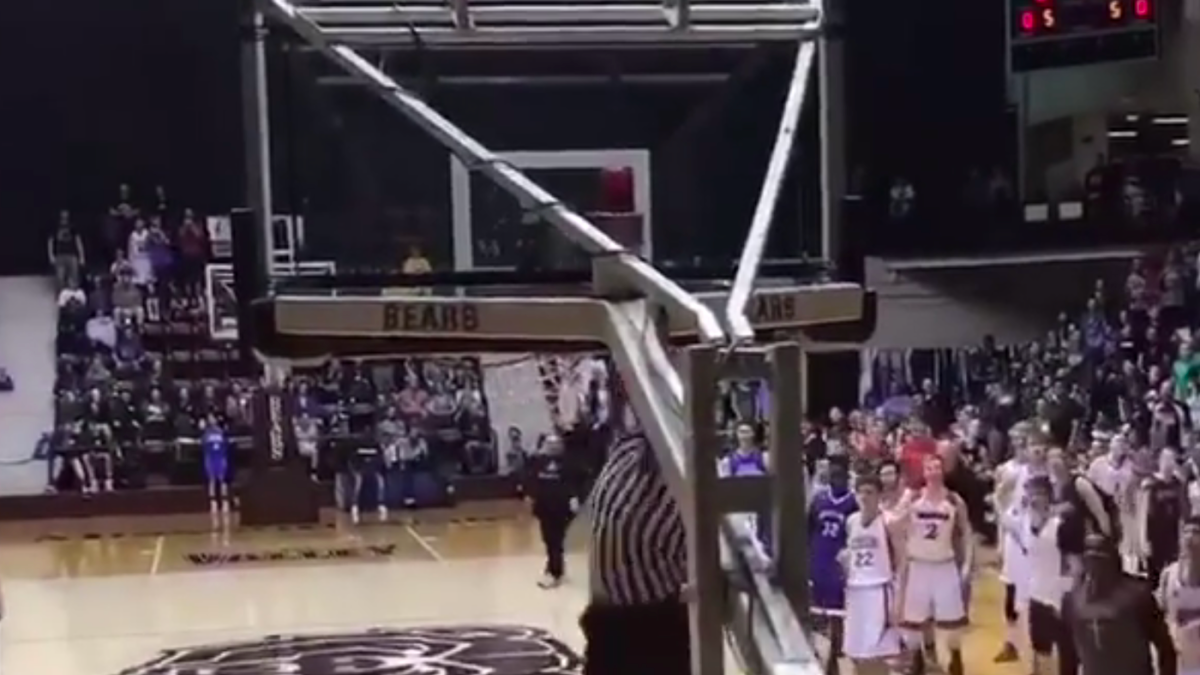 Watch Sick Windmill Dunk From Referee Sends Crowd Into Frenzy