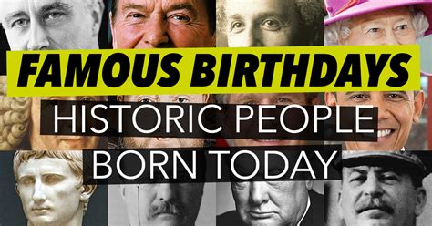 Famous Birthdays Today: Who Celebrates on This Day